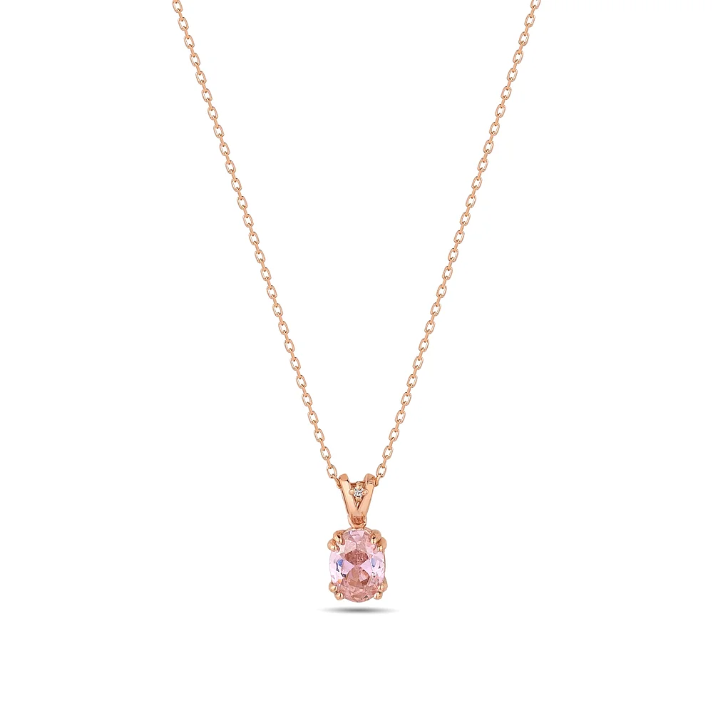 The Blush Moon Necklace - 1