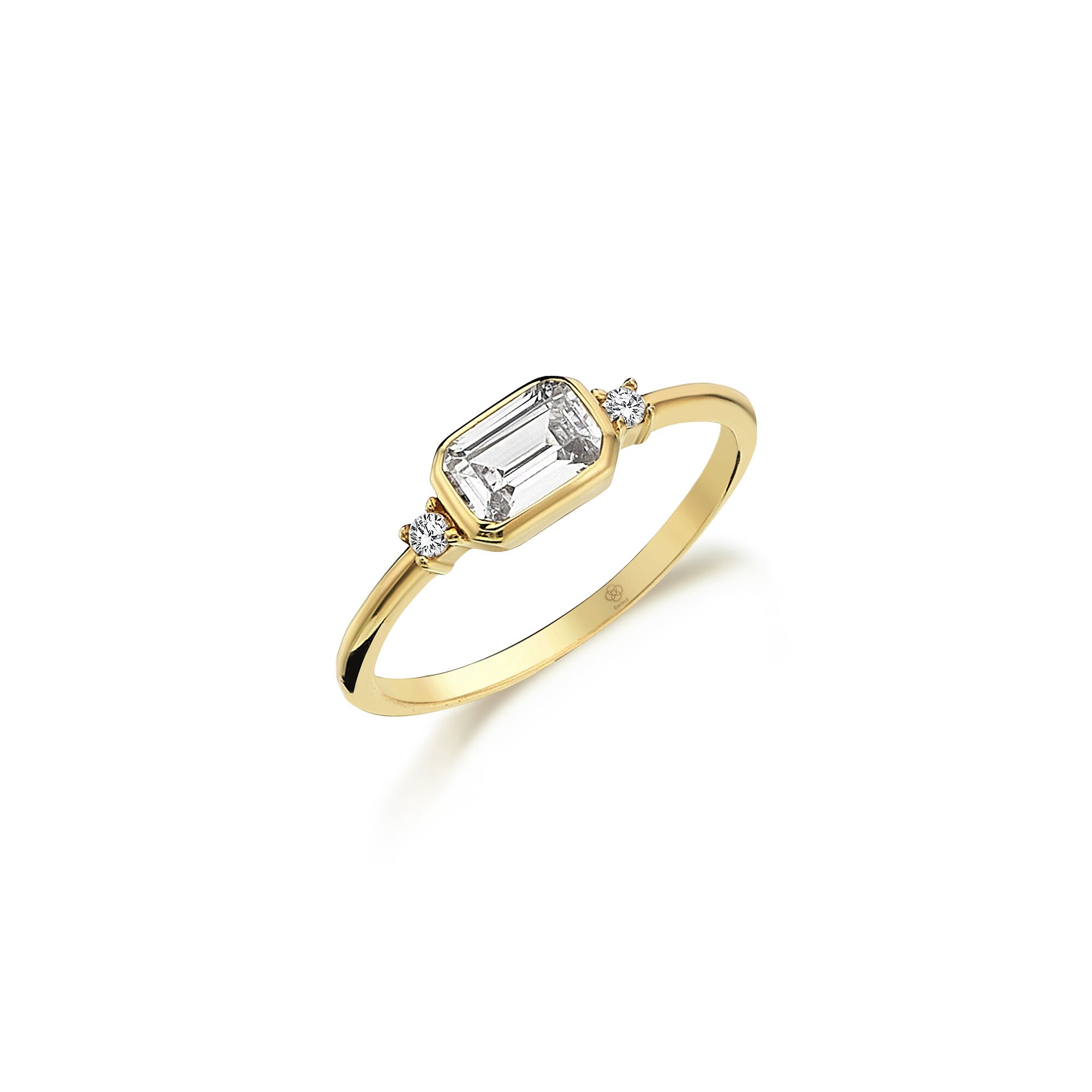 Tiny Baguette Ring - 1