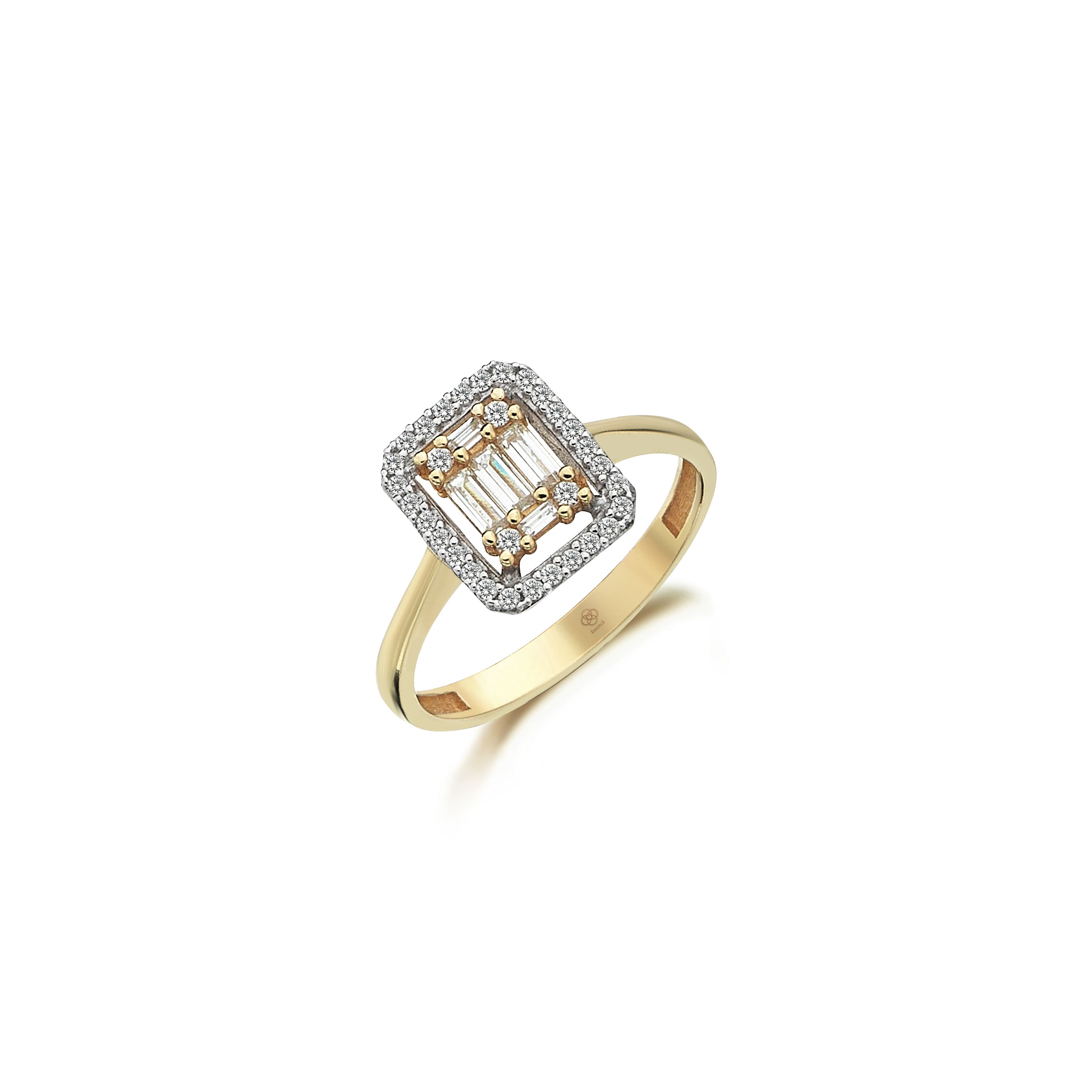 Trendy Baguette Ring - Üsküplü