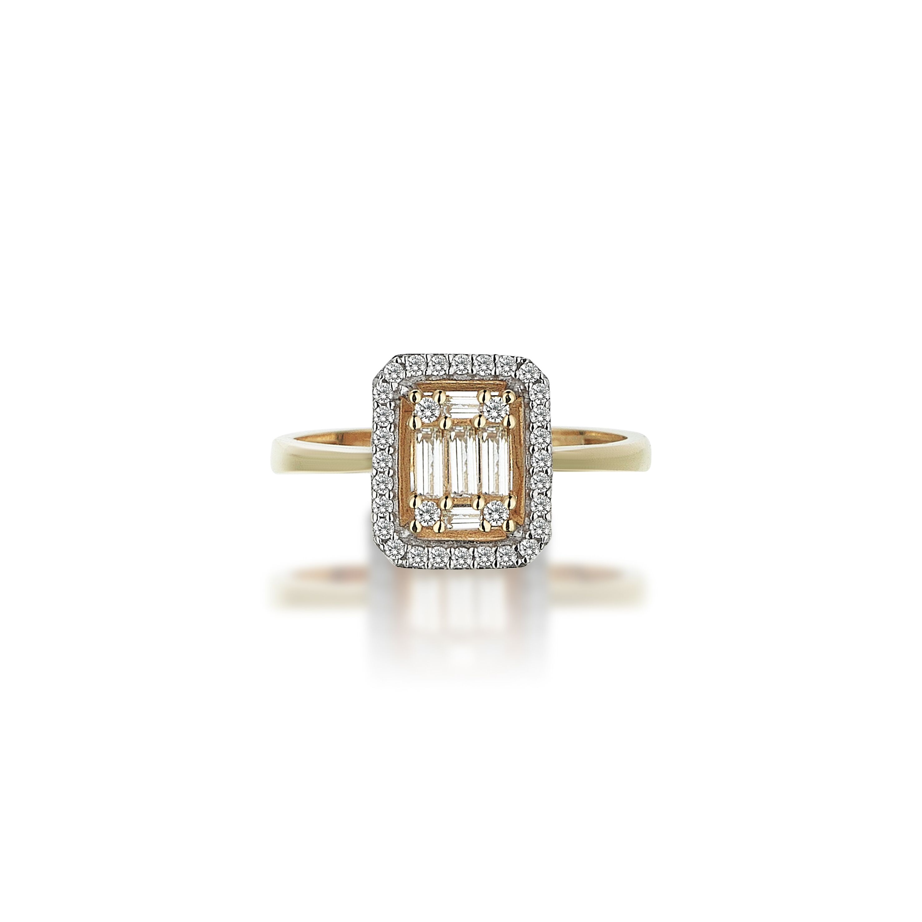Trendy Baguette Ring - Üsküplü (1)