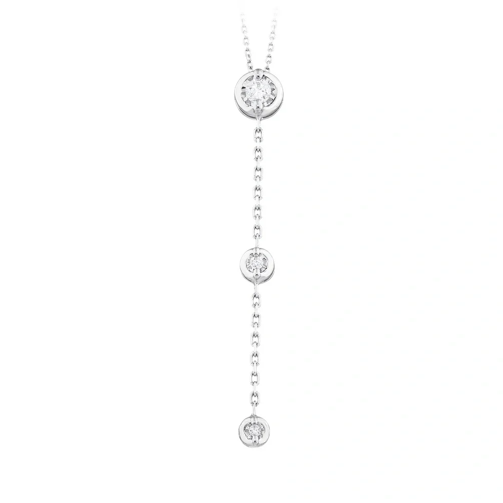 Tria Diamond Necklace - 1