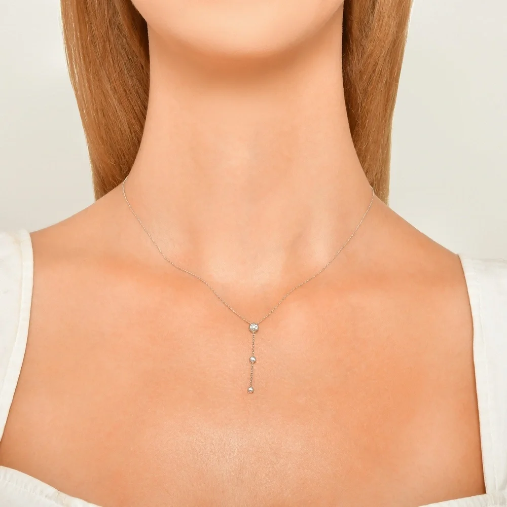 Tria Diamond Necklace - 2