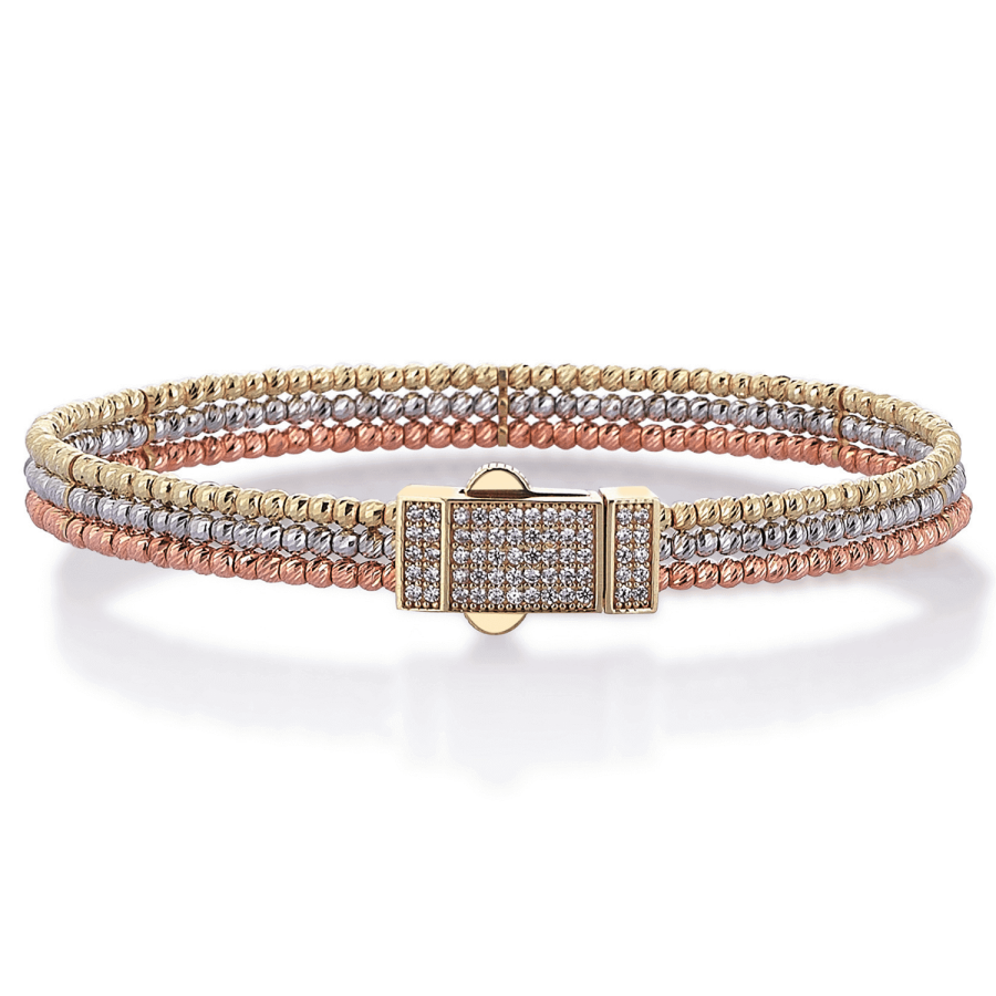 Tricolor Dorikas Cuff Bracelet - Üsküplü