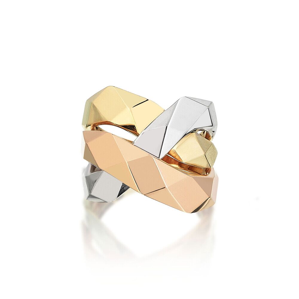 Tricolor Origami Ring - 4