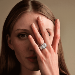 Triple Baguette Ring - Üsküplü