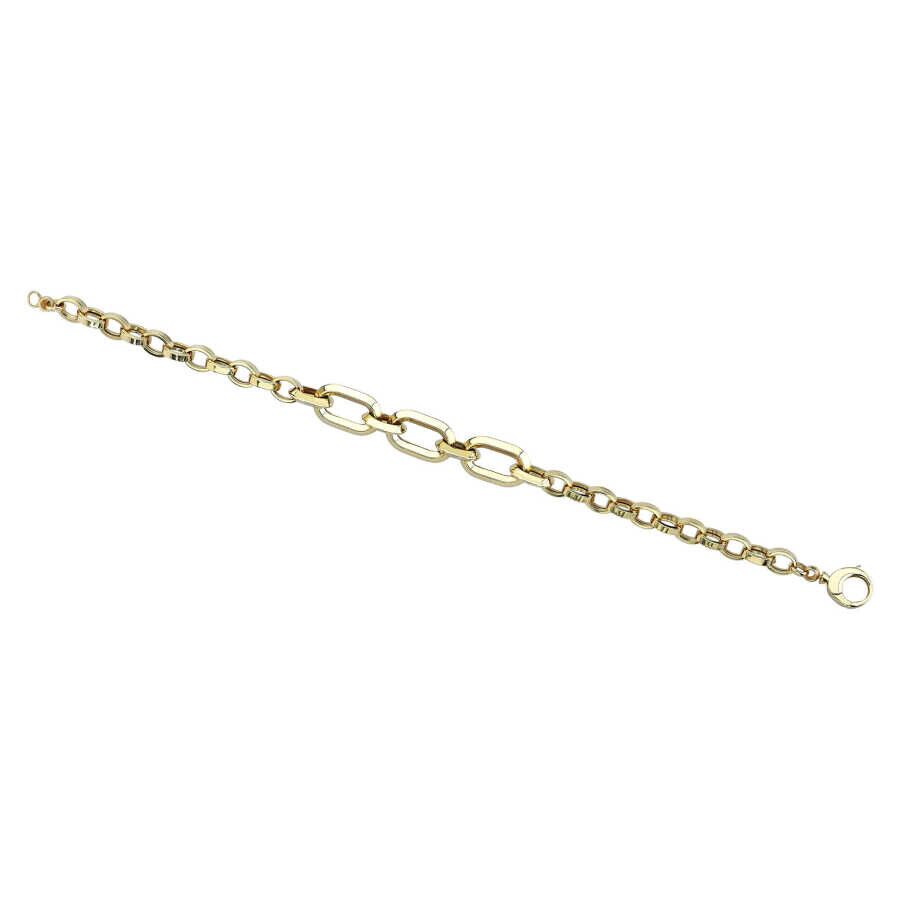 Triple Big Rectangles Chain Bracelet - Üsküplü (1)