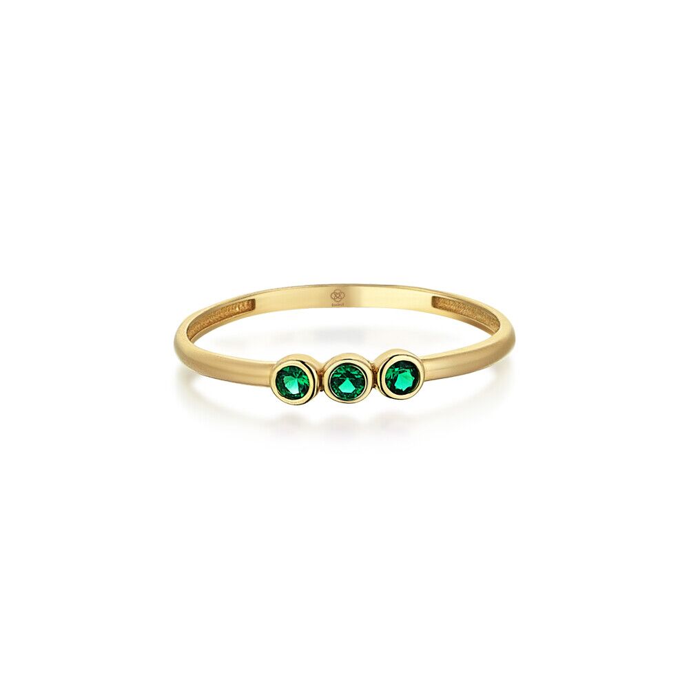Triple Greens Ring - 2