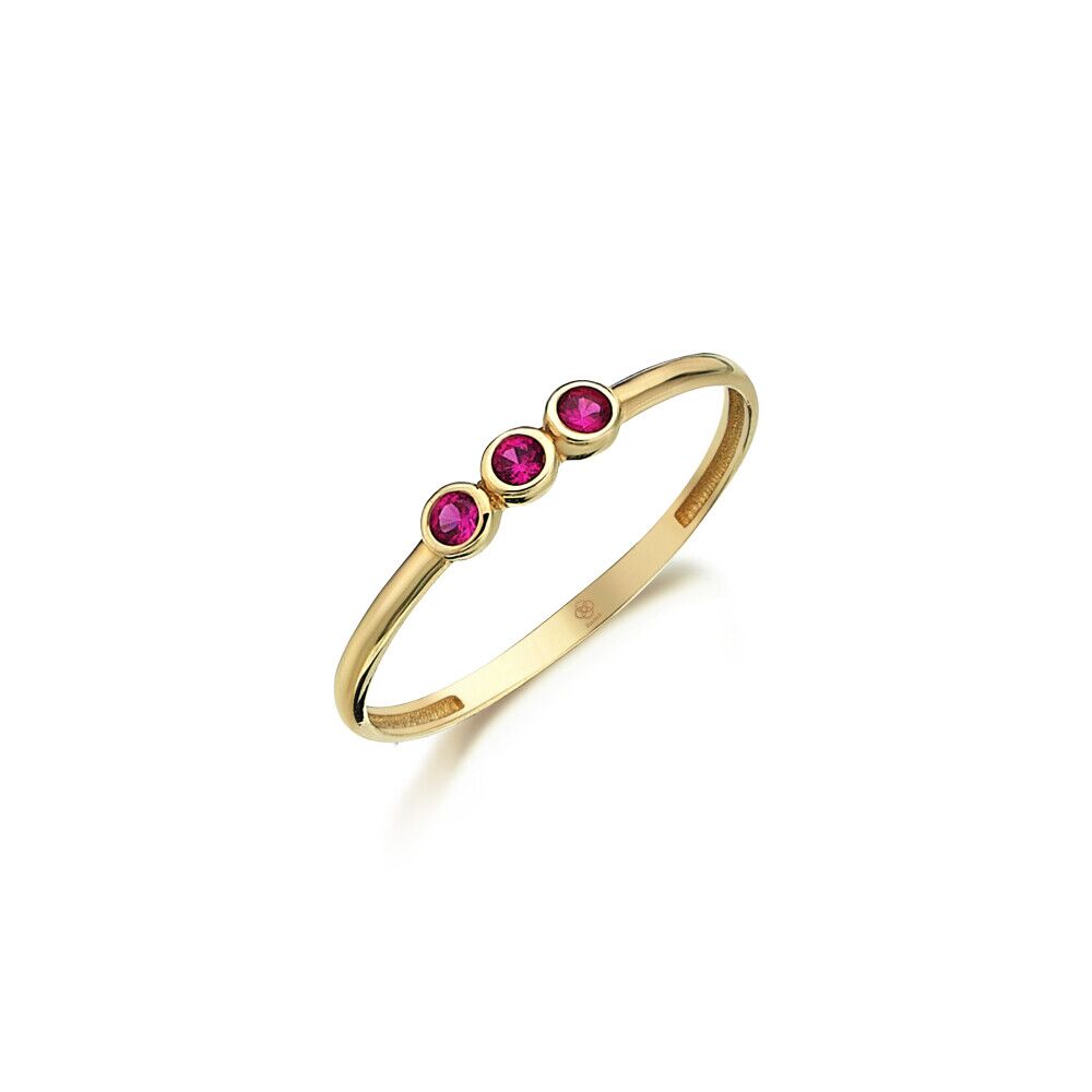 Triple Rubys Ring - Üsküplü