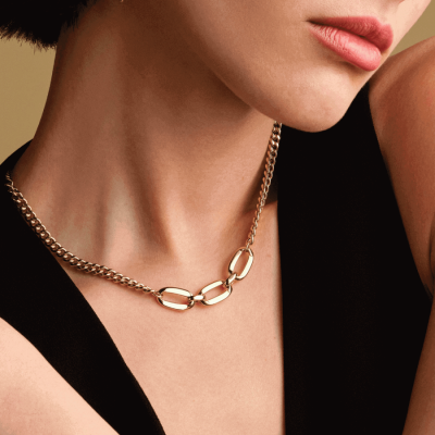 Triples in a Chain Necklace - 2