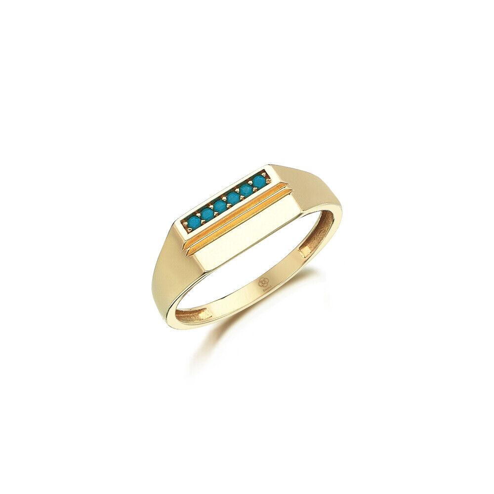Turquoise Line Cavalero Ring - Üsküplü