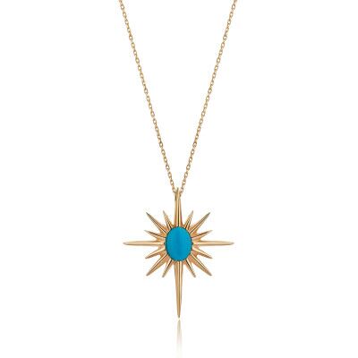 Turquoise North Star Necklace - 2