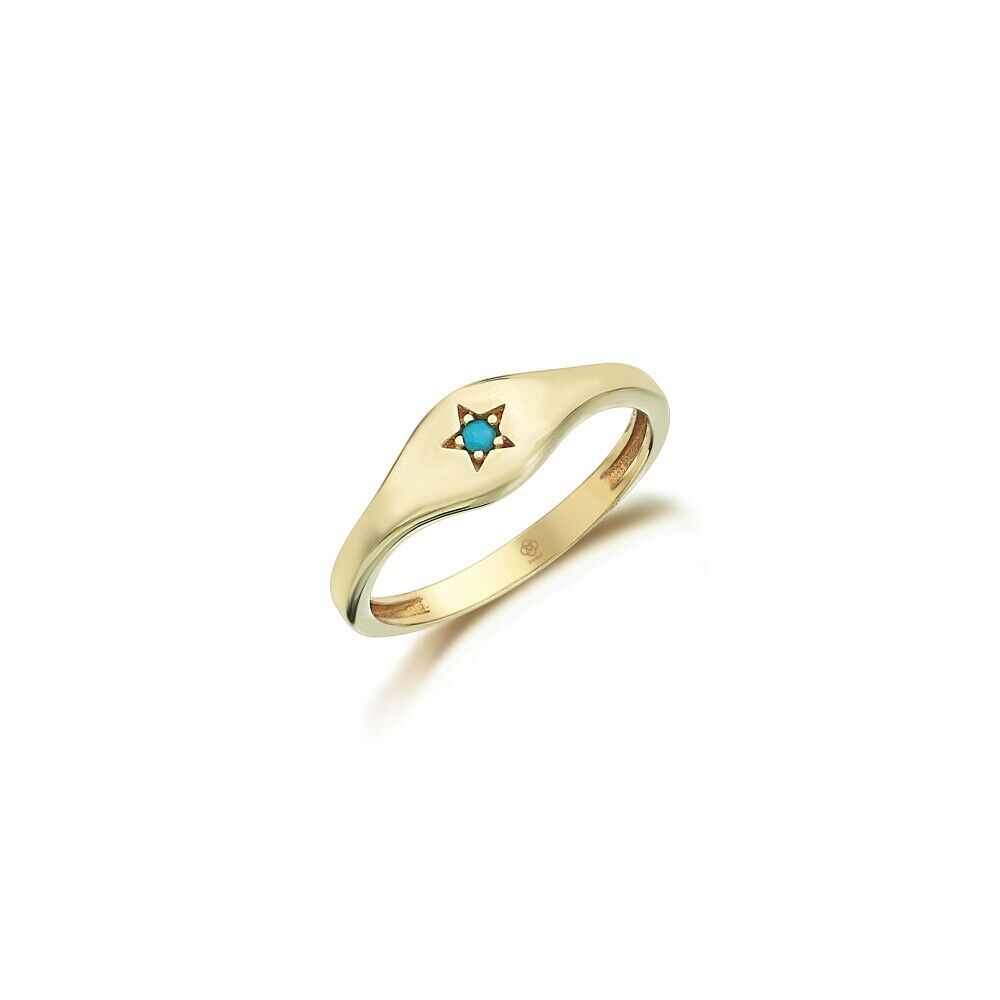 Turquiose Star Cavalero Ring - 1