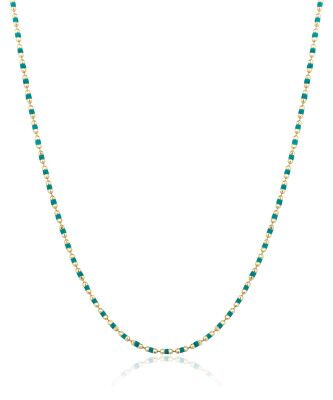 Turquoise Stones Chain Necklace - 2