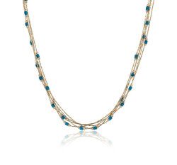 Turquoise Enamel Neckace - Üsküplü