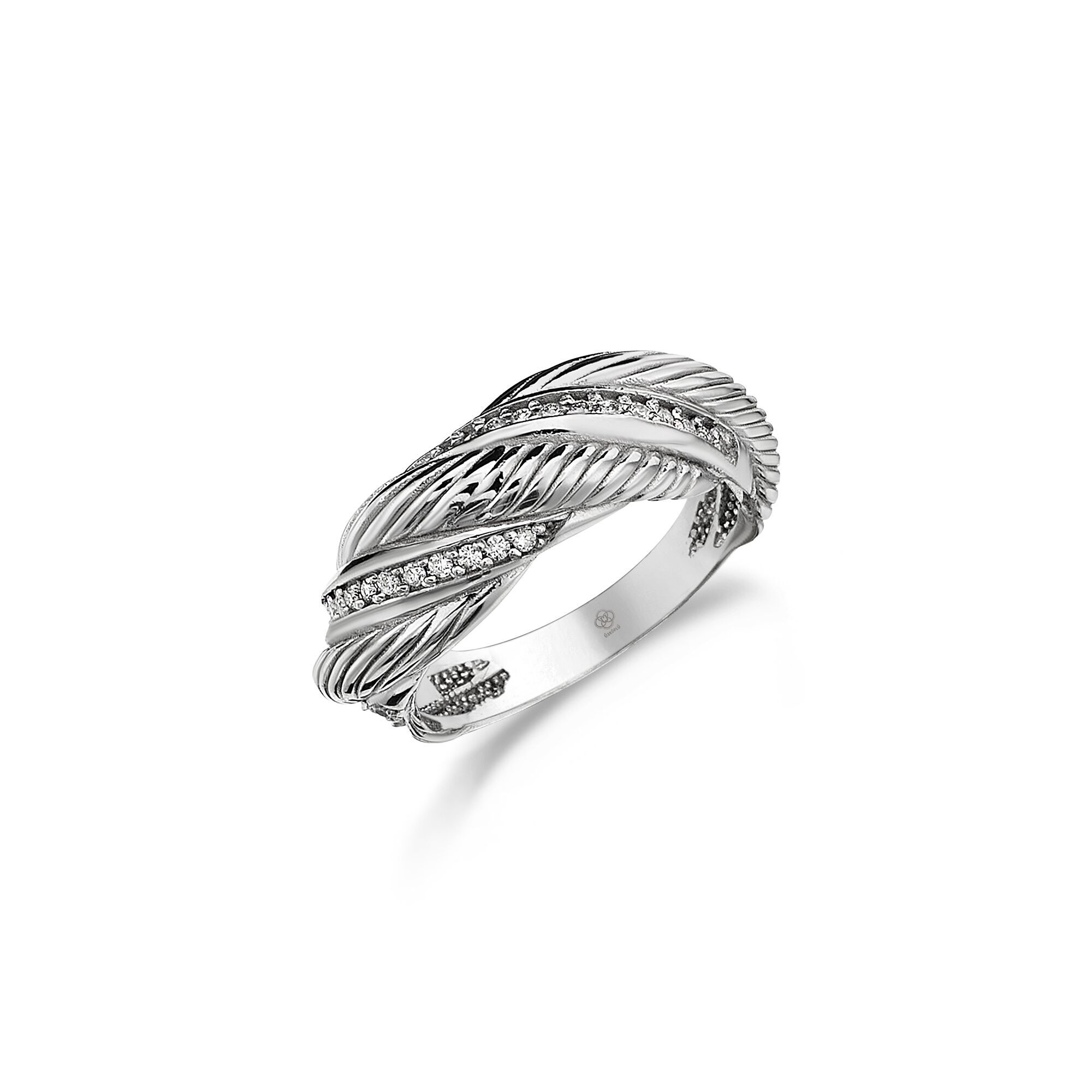 Twisted Diamond Ring - 1
