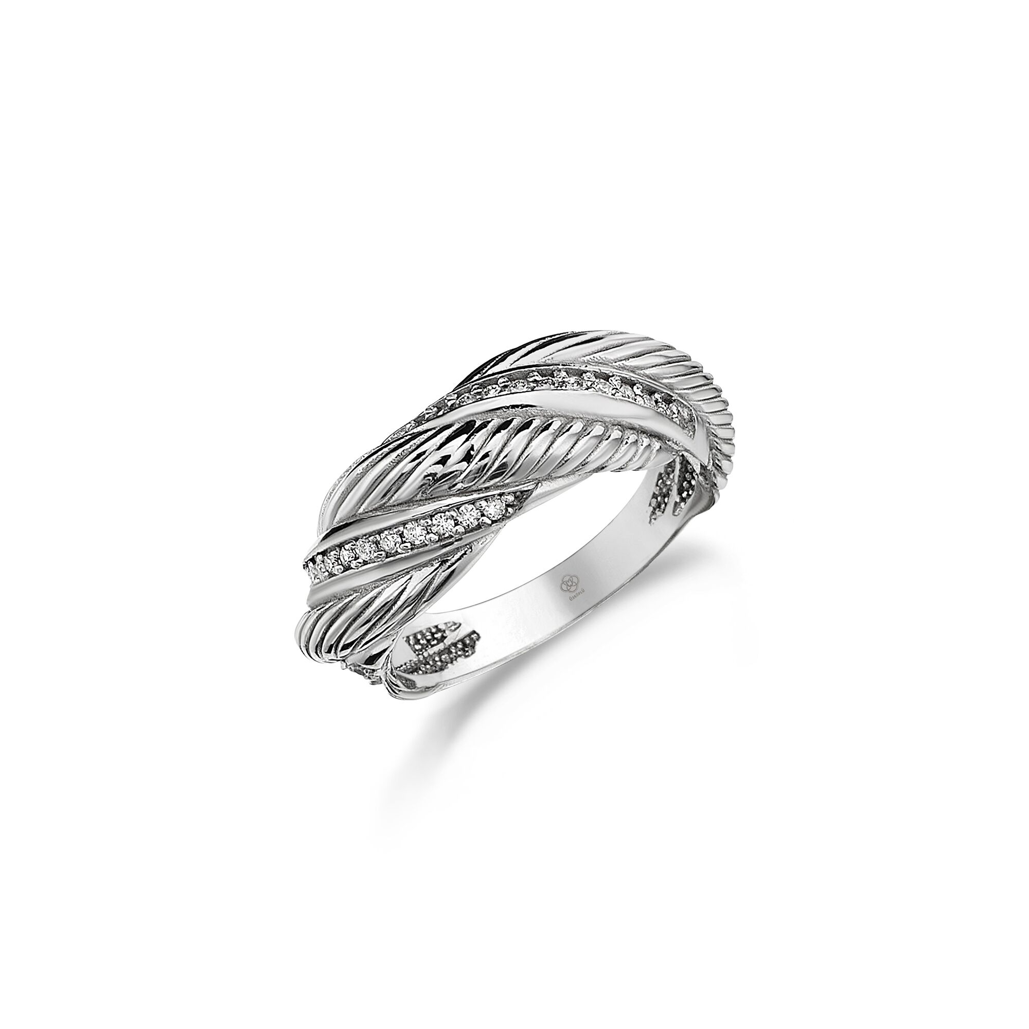 Twisted Diamond Ring - Üsküplü