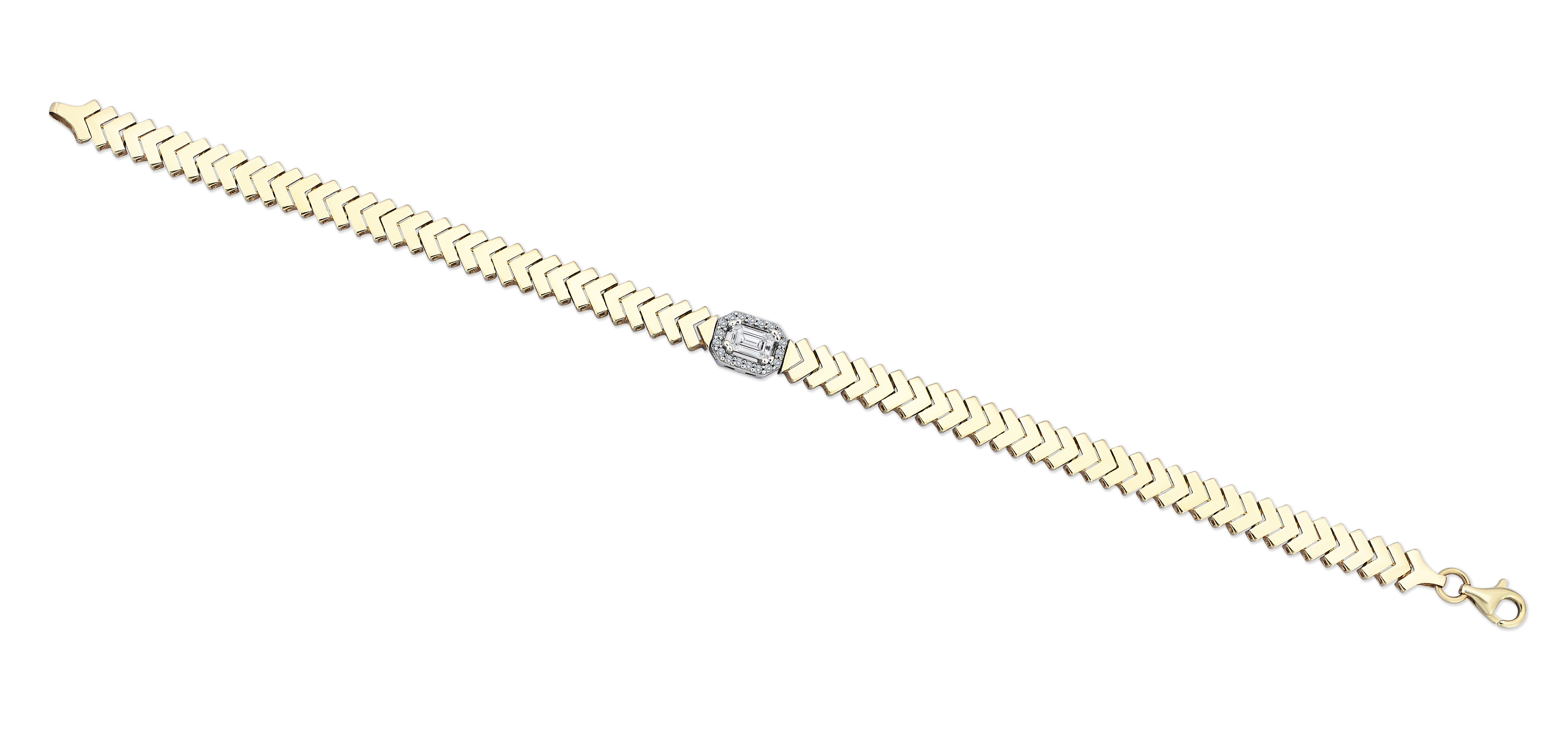 Uno Baguette Herringbone Bracelet - Üsküplü (1)