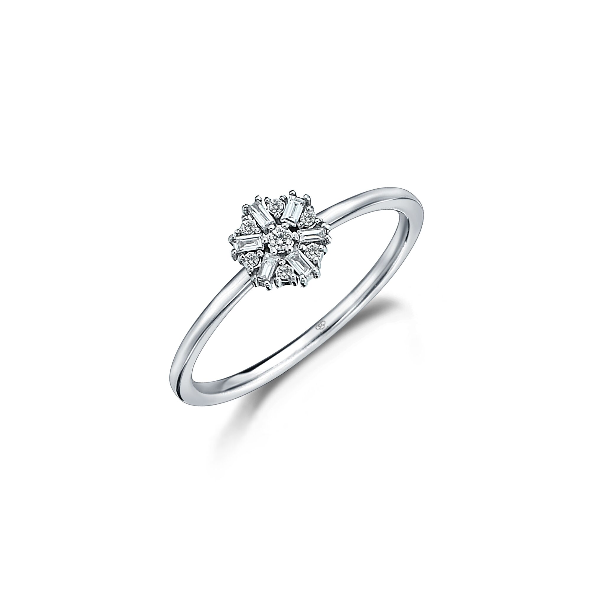 Uno Flower Diamond Ring - 1