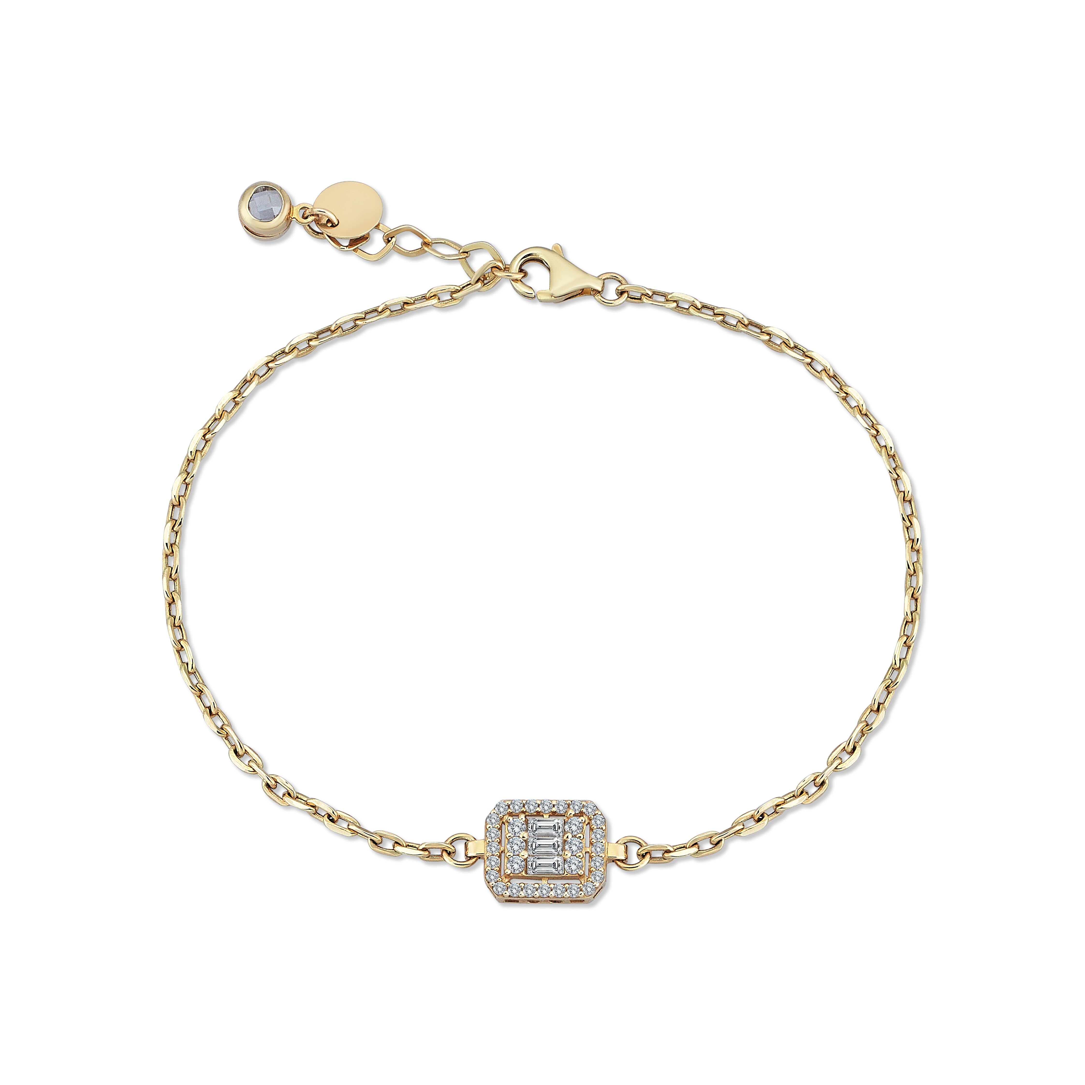 Uno Stone Baguette Bracelet - Üsküplü