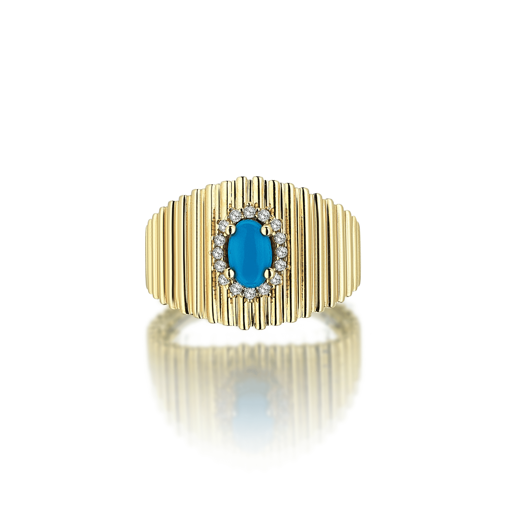 Uno Turquoise Ring - 2