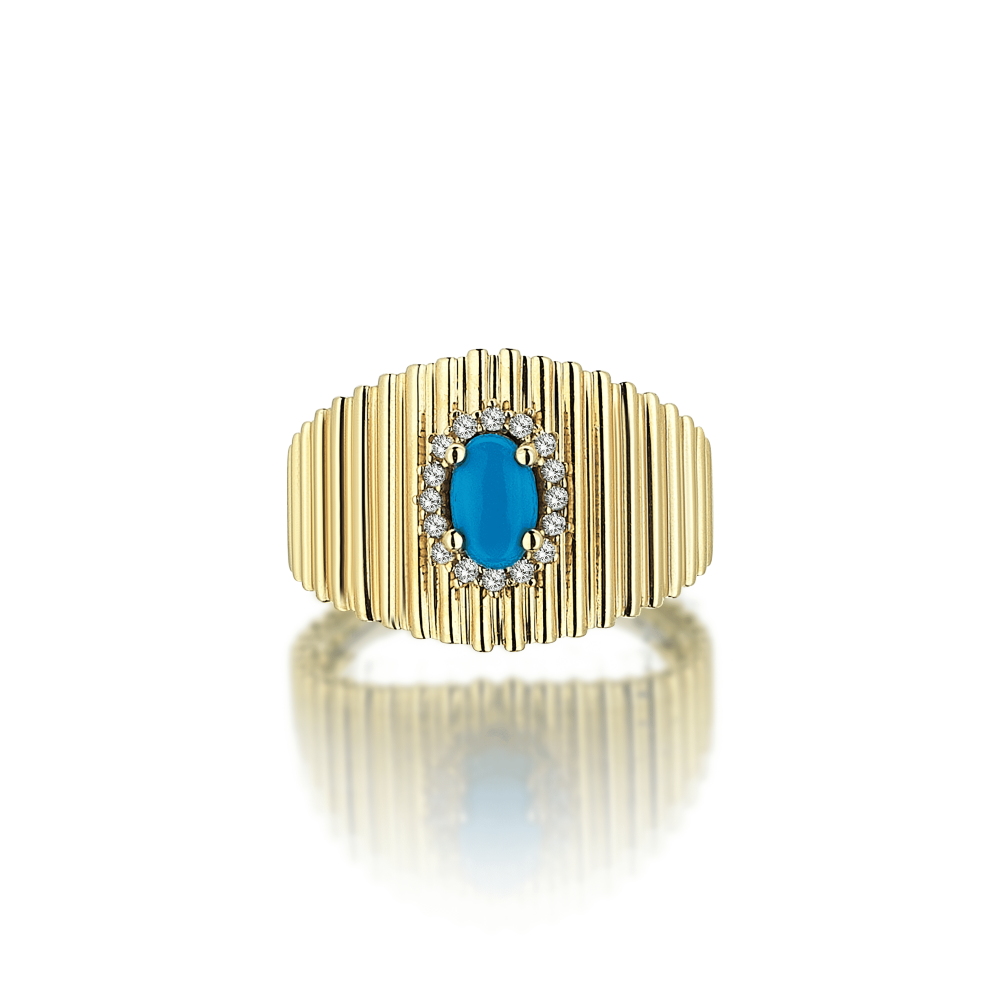 Uno Turquoise Ring - Üsküplü (1)