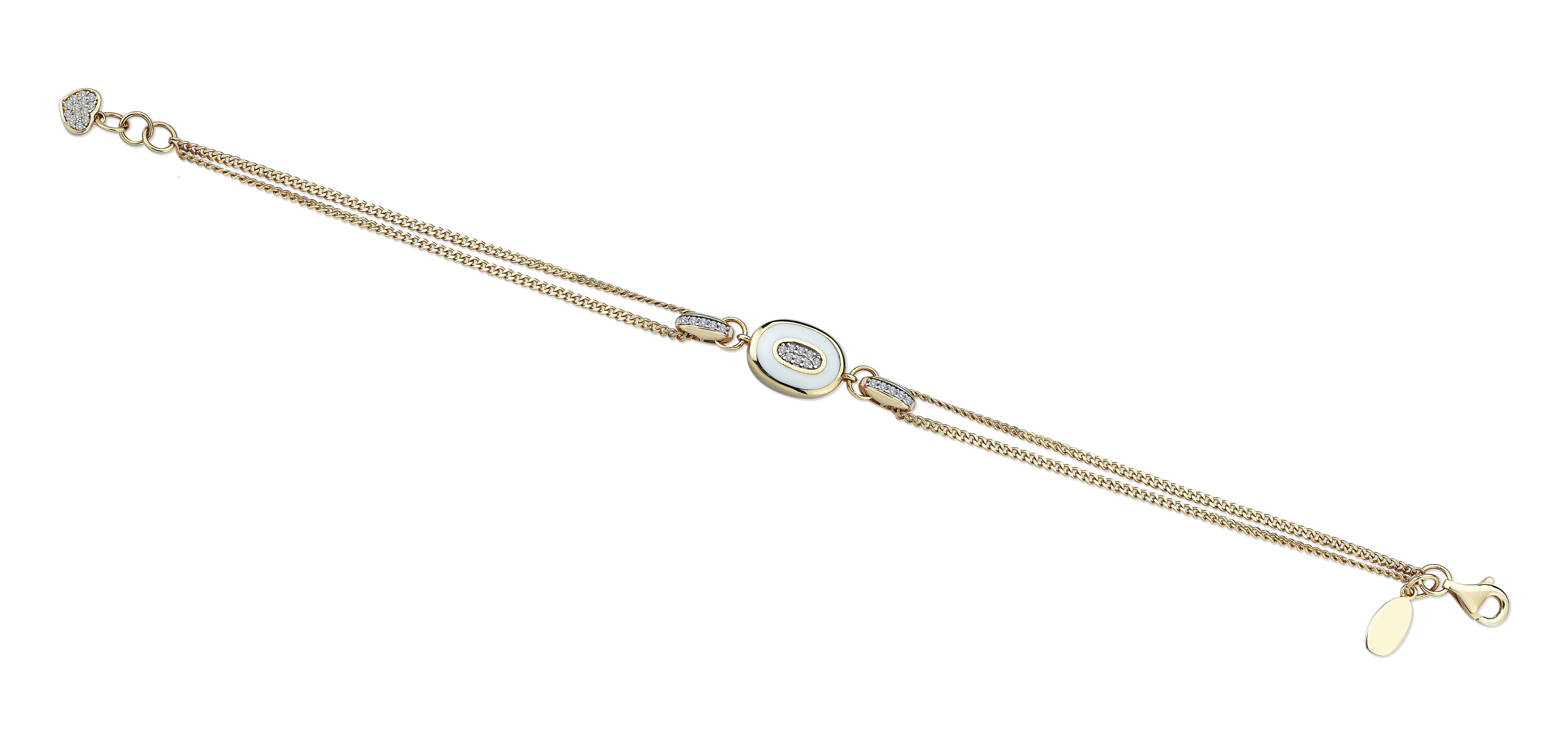 White Glazed Bracelet - 2