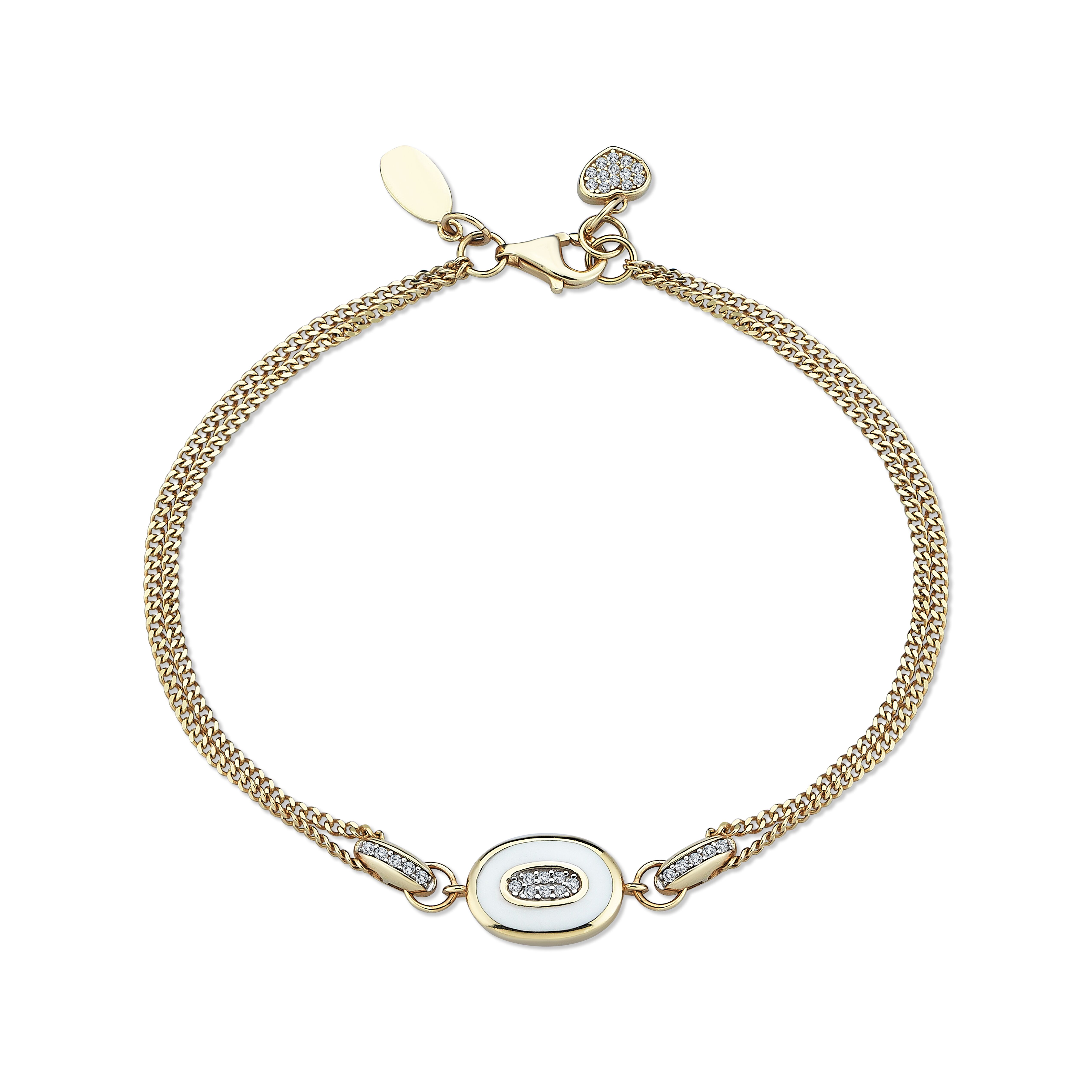 White Glazed Bracelet - Üsküplü