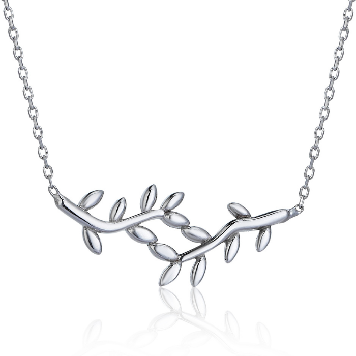 White Olivia Necklace - Üsküplü