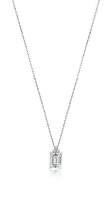 White Sapphire Necklace - 1
