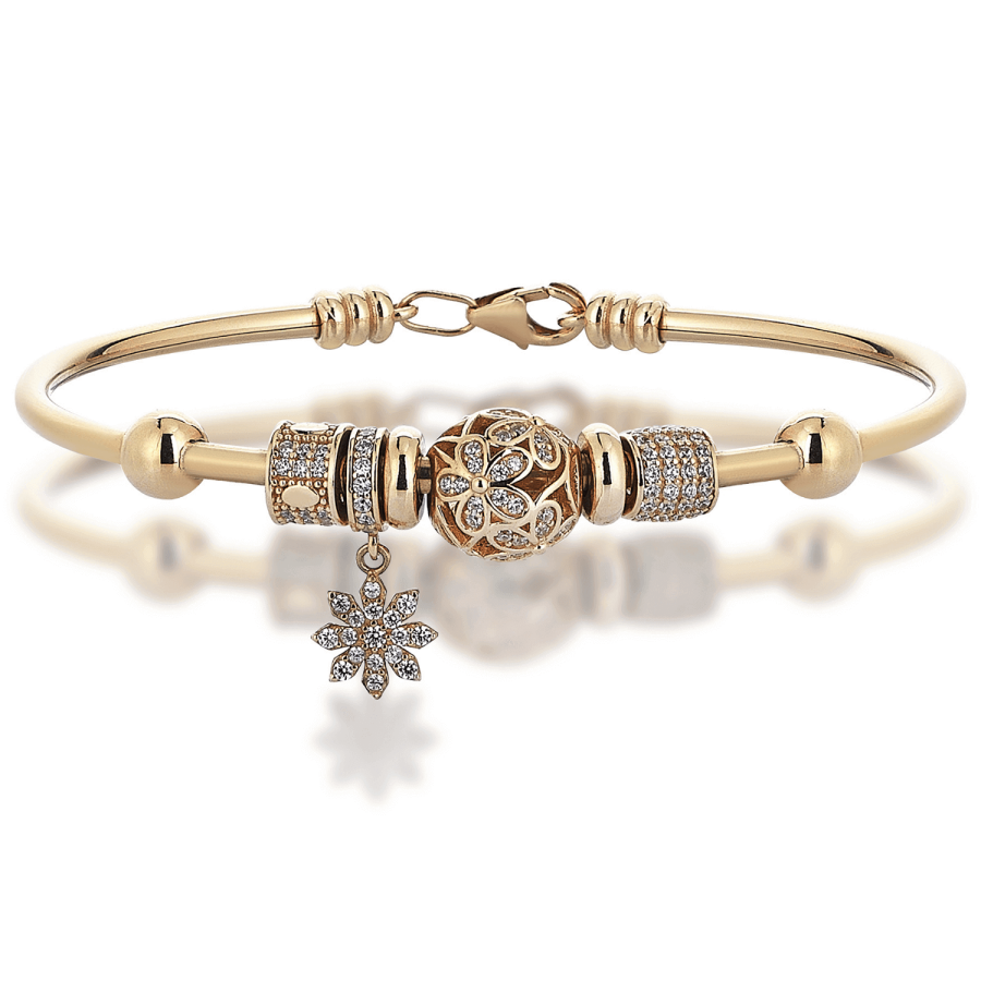 Winter Charm Rose Bracelet - 1