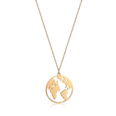 World Map Necklace - 1