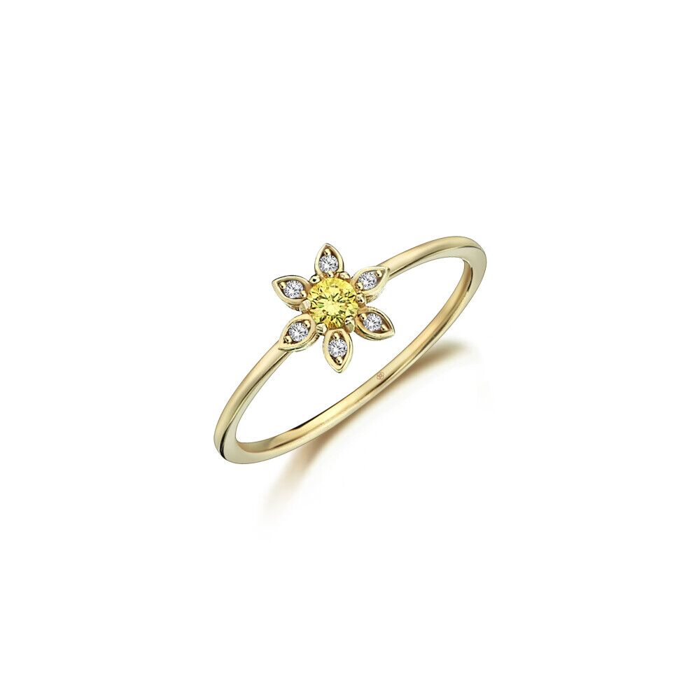 Yellow Flower Ring - Üsküplü