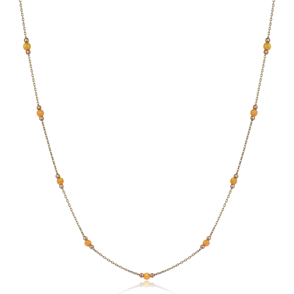 Yellow Stones Necklace - 1