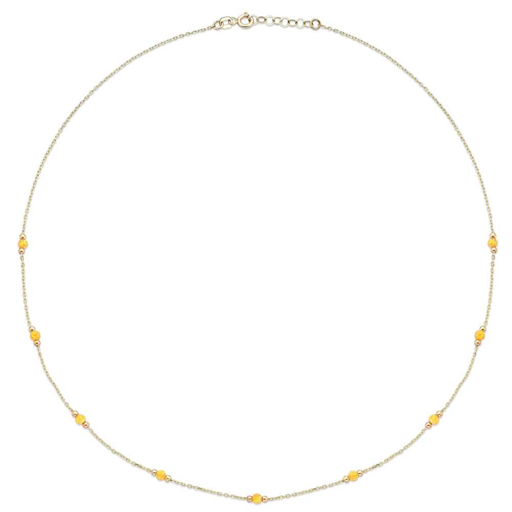 Yellow Stones Necklace - 2